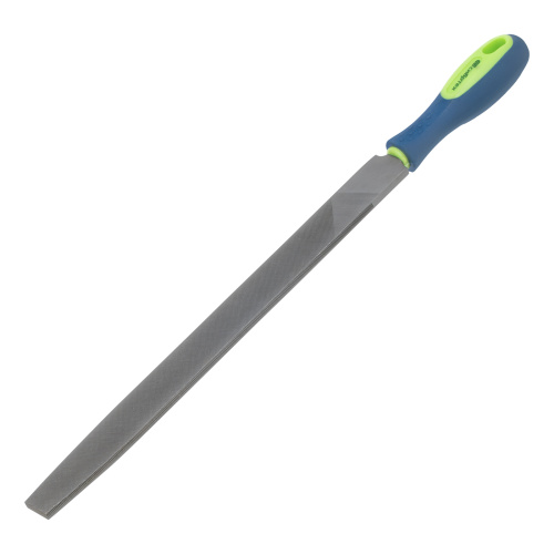 Напильник, 300 мм, плоский, двухкомпонентная рукоятка, №2 Сибртех купить в Москве с доставкой по всей России | ProtosMarket.ru