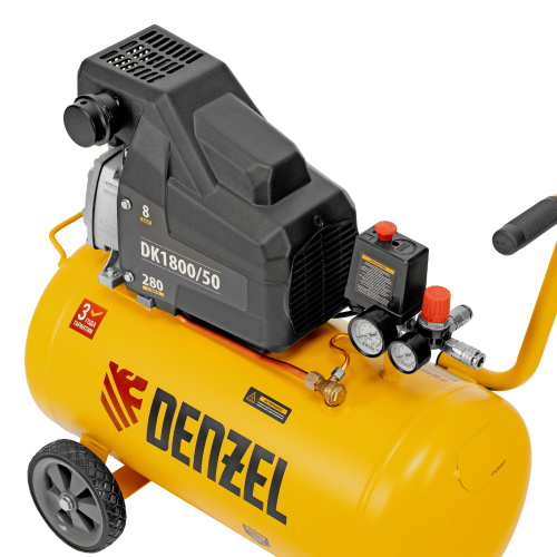 Компрессор воздушный DK1800/50, Х-PRO 1.8 кВт, 280л/мин, 50л Denzel по ценам производителя в Санкт-Петербурге с доставкой по всей России