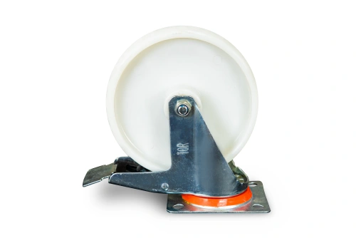 Колесо поворотное полипропилен SRCnb 80 200 мм с тормозом (N) по ценам производителя в Санкт-Петербурге с доставкой по всей России
