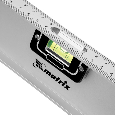 Уровень алюминиевый "Рельс", 600 мм, 3 глазка (1 поворотный) Matrix по ценам производителя в Санкт-Петербурге с доставкой по всей России