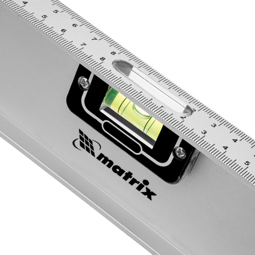 Уровень алюминиевый "Рельс", 600 мм, 3 глазка (1 поворотный) Matrix по ценам производителя в Санкт-Петербурге с доставкой по всей России