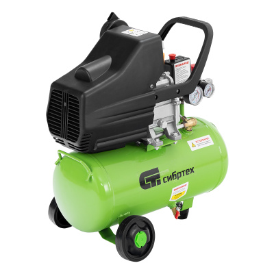 Компрессор воздушный КК-1100/22, 1, 1 кВт, 135 л/мин, 22 л, прямой привод, масляный Сибртех по ценам производителя в Санкт-Петербурге с доставкой по всей России