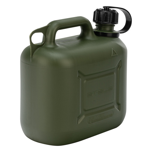 Канистра для ГСМ вертикальная 5 л, пластиковая, усиленная Stels купить в Москве с доставкой по всей России | ProtosMarket.ru