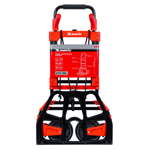 Тележка хозяйственная, складная, 2 колесная, грузоподъемность 150 кг Matrix по ценам производителя в Санкт-Петербурге с доставкой по всей России