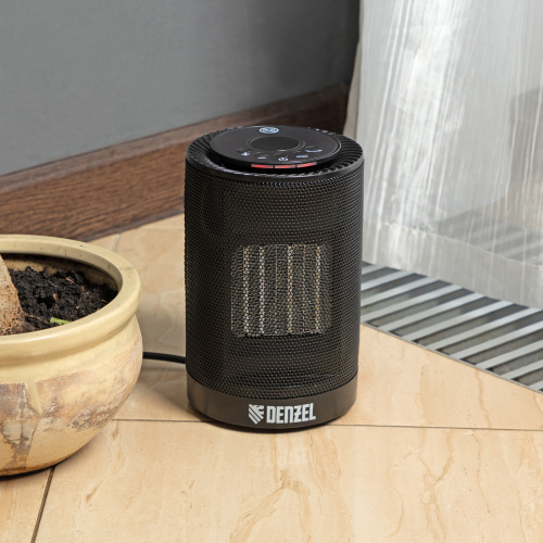 Тепловентилятор электрический керамический DTFC-1200, 3 режима, вентилятор, нагрев 600/1200 Вт Denzel по ценам производителя в Санкт-Петербурге с доставкой по всей России