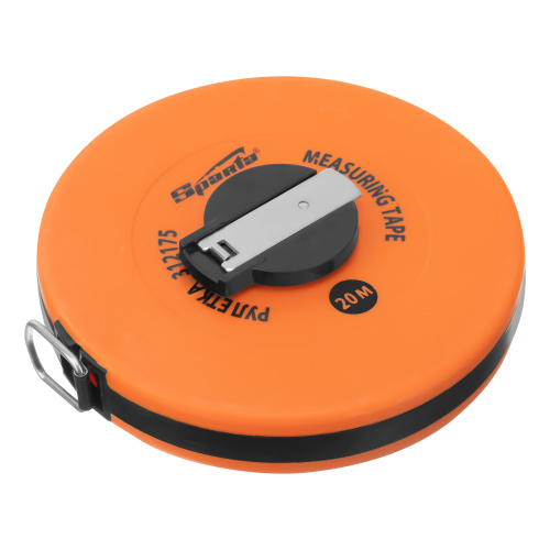 Рулетка геодезическая, 20 м х 12,5 мм, лента ПВХ, закрытый круглый корпус Sparta по ценам производителя в Санкт-Петербурге с доставкой по всей России