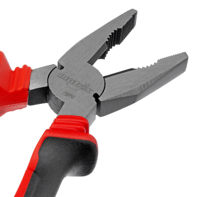 Плоскогубцы комбинированные, 200 мм, хром-ванадий, двухкомпонентные рукоятки Matrix купить в Москве с доставкой по всей России | ProtosMarket.ru