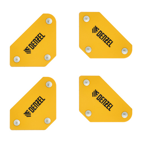 Набор из 4 магнитных фиксаторов для сварочных работ Denzel по ценам производителя в Санкт-Петербурге с доставкой по всей России