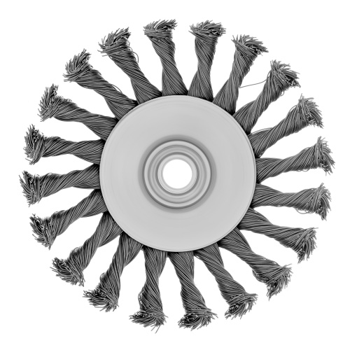 Щетка для УШМ, 125 мм, М14, "тарелка", крученая металлическая проволока Сибртех по ценам производителя в Санкт-Петербурге с доставкой по всей России