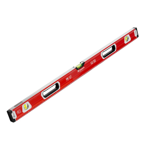 Уровень алюминиевый, магнит, фрезерованный, 3 глазка (1 зеркальный) двухкомпонентные рукоятки, 1000 мм Matrix купить в Москве с доставкой по всей России | ProtosMarket.ru