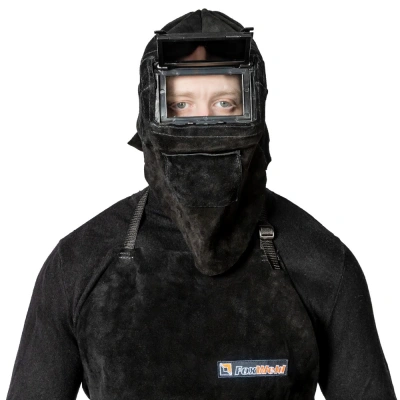 Маска сварщика из спилка купить в Москве с доставкой по всей России | ProtosMarket.ru