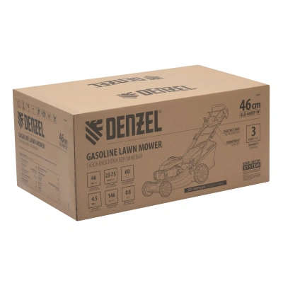 Газонокосилка бензиновая GLD-460SP-VE, 146 см3, шир. 46см, привод, вариатор, эл.старт, 60 л Denzel купить в Москве с доставкой по всей России | ProtosMarket.ru