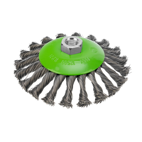 Щетка для УШМ, 125 мм, М14, "тарелка", крученая металлическая проволока Сибртех по ценам производителя в Санкт-Петербурге с доставкой по всей России