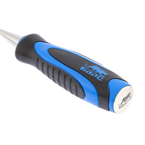 Долото-стамеска, плоская, 32 мм, двухкомпонентная рукоятка, металлический затыльник Барс купить в Москве с доставкой по всей России | ProtosMarket.ru