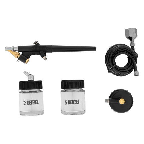 Аэрограф с нижним бачком AB2, 0,8 мм, 22 мл, 11 л/мин Denzel по ценам производителя в Санкт-Петербурге с доставкой по всей России