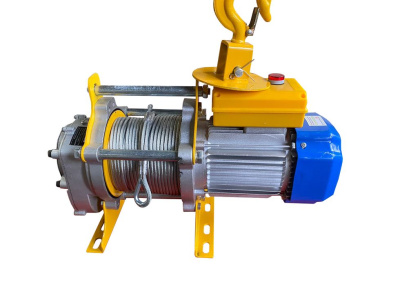 Лебедка электрическая  300/600кг  60/30м с канатом 220В 24м/мин алюминиевый корпус TOR KCD (TSA) купить в Москве с доставкой по всей России | ProtosMarket.ru