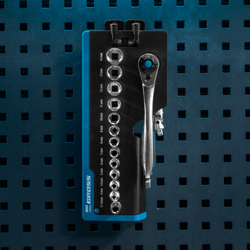 Набор торцевых головок, трещотка 120 зубьев, 1/4", CrV, 36 предметов Gross купить в Москве с доставкой по всей России | ProtosMarket.ru