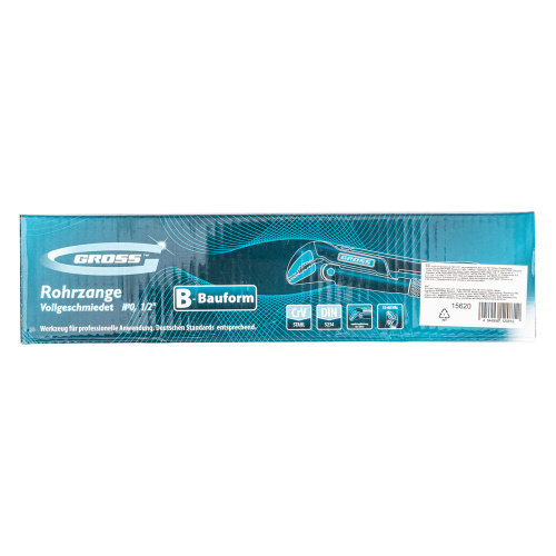 Ключ трубчатый рычажный 0.5, №0, цельнокованый, CrV, тип "B" Gross купить в Москве с доставкой по всей России | ProtosMarket.ru