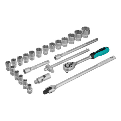 Набор торцевых головок с трещоткой 1/2", 24 предмета Stels купить в Москве с доставкой по всей России | ProtosMarket.ru