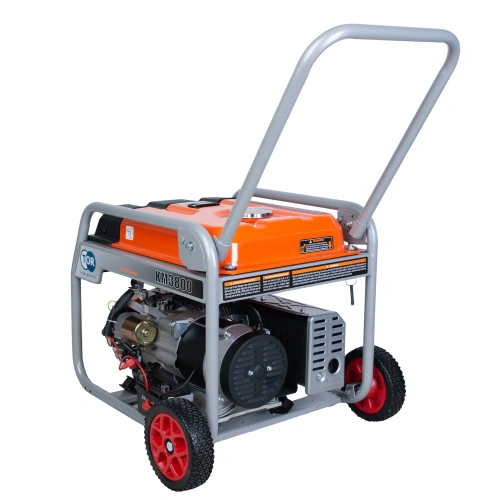 Генератор бензиновый 2,5 кВт 220В 16 л с электростартером и колесами TOR KM3800H по ценам производителя в Санкт-Петербурге с доставкой по всей России