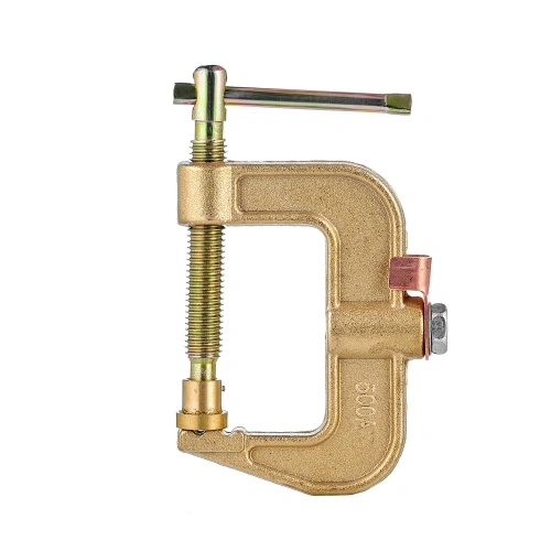 Клемма заземления КЗ-53 (струбцина) по ценам производителя в Санкт-Петербурге с доставкой по всей России