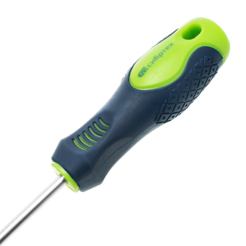 Отвертка, SL5 х 75 мм, CrV, двухкомпонентная рукоятка Сибртех купить в Москве с доставкой по всей России | ProtosMarket.ru