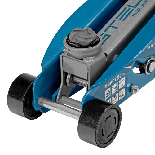 Домкрат гидравлический подкатной с фиксатором, 2.5 т, Safety Pin, 140-385 мм, в кейсе Stels по ценам производителя в Санкт-Петербурге с доставкой по всей России