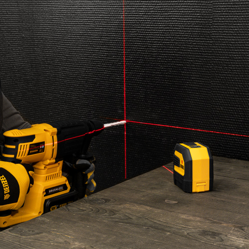 Лазерный уровень LX 02 Red, 20 м, 635 нм, резьба 1/4" Denzel купить в Москве с доставкой по всей России | ProtosMarket.ru