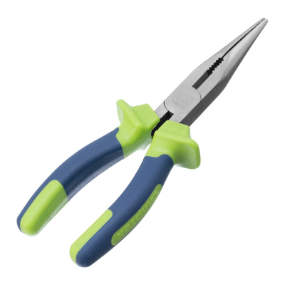 Длинногубцы прямые, 180 мм, двухкомпонентные рукоятки Сибртех купить в Москве с доставкой по всей России | ProtosMarket.ru