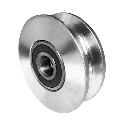 Шкив ролик д.100 мм с подшипниками для протяжки троса НН по ценам производителя в Санкт-Петербурге с доставкой по всей России