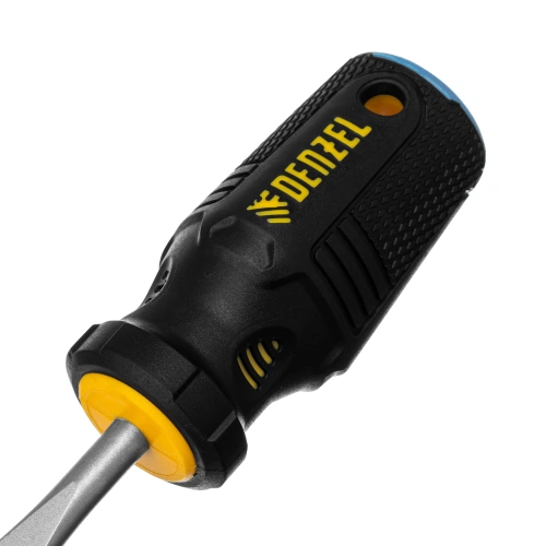 Отвертка, SL6x38 мм, S2, 3к рукоятка Denzel по ценам производителя в Санкт-Петербурге с доставкой по всей России