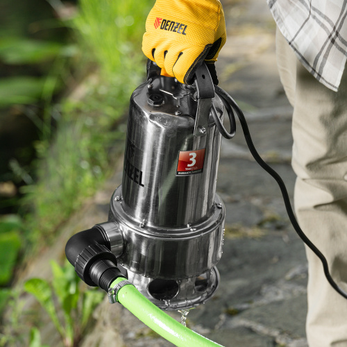 Дренажный насос DPL800X, 800 Вт, подъем 7 м, 16500 л/ч Denzel по ценам производителя в Санкт-Петербурге с доставкой по всей России