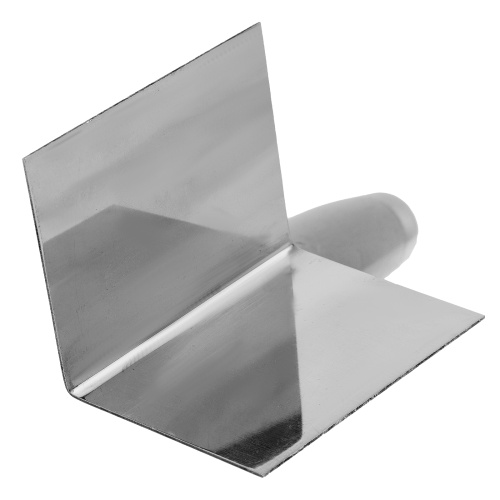 Мастерок из нержавеющей стали, 80 х 60 х 60 мм, для внешних углов, деревянная ручка Matrix купить в Москве с доставкой по всей России | ProtosMarket.ru