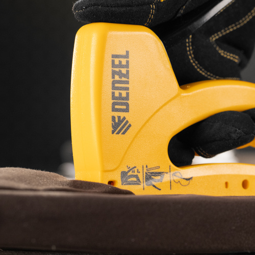 Степлер пластиковый, скобы в комплекте, тип 53, 6-10 мм Denzel купить в Москве с доставкой по всей России | ProtosMarket.ru