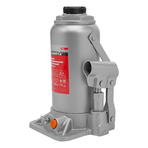 Домкрат гидравлический бутылочный, 16 т, h подъема 230-460 мм Matrix по ценам производителя в Санкт-Петербурге с доставкой по всей России