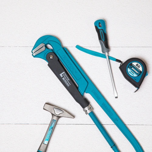 Ключ трубный рычажный 3, №4, цельнокованый, CrV, тип "L" Gross купить в Москве с доставкой по всей России | ProtosMarket.ru