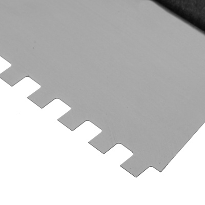 Шпатель  из нержавеющей стали, 350 мм, зуб 6 х 6 мм, пластмассовая ручка Сибртех купить в Москве с доставкой по всей России | ProtosMarket.ru