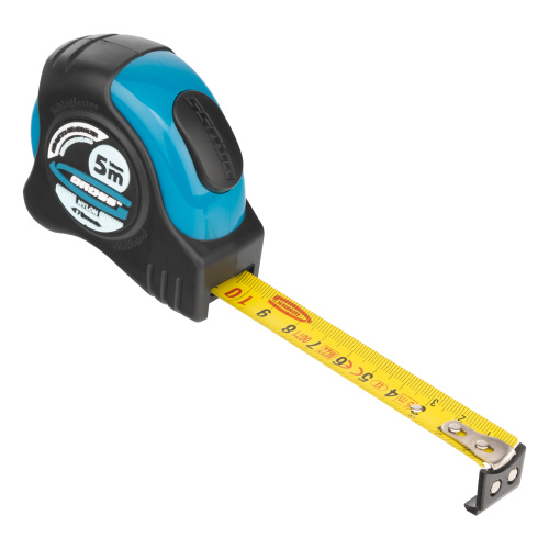 Рулетка "Schlagfest",5 м x 19 мм,магнитный обрезиненный зацеп,двусторонняя шкала,Нейлоновое покрытие,автоматическая фиксация Gross по ценам производителя в Санкт-Петербурге с доставкой по всей России