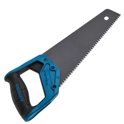 Ножовка по дереву "PIRANHA", 300 мм, 7 TPI, 3D-зуб, тефлоновое покрытие полотна, двухкомпонентная рукоятка Gross купить в Москве с доставкой по всей России | ProtosMarket.ru