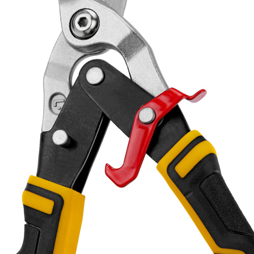 Ножницы по металлу, 270 мм, прямой и левый рез, сталь-СrMo, трехкомпонентные рукоятки Denzel купить в Москве с доставкой по всей России | ProtosMarket.ru