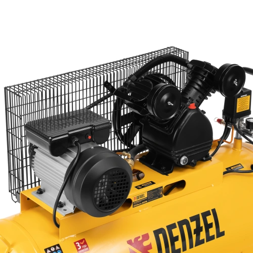 Компрессор воздушный BCV2200/100, ременный привод, 2.2 кВт, 100 литров, 370 л/мин Denzel по ценам производителя в Санкт-Петербурге с доставкой по всей России