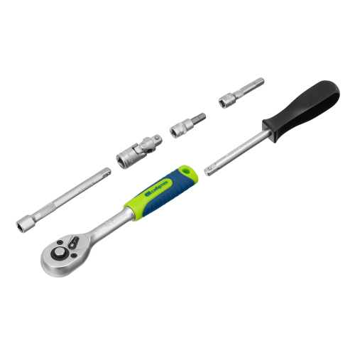 Набор инструментов, 1/4", пластиковый кейс 56 предметов Сибртех купить в Москве с доставкой по всей России | ProtosMarket.ru