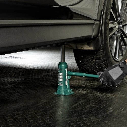 Домкрат гидравлический бутылочный, 3 т, 180-320 мм, в пласт. кейсе Сибртех по ценам производителя в Санкт-Петербурге с доставкой по всей России