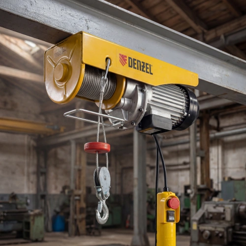 Тельфер электрический TF-1000,1 т, 1600 Вт, высота 12 м, 8 м/мин Denzel по ценам производителя в Санкт-Петербурге с доставкой по всей России
