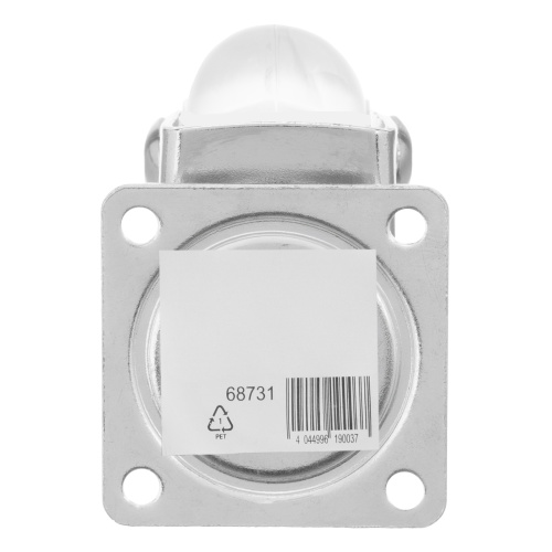 Колесо ПУ прозрачное поворотное d-35 мм, крепление платформенное Сибртех по ценам производителя в Санкт-Петербурге с доставкой по всей России