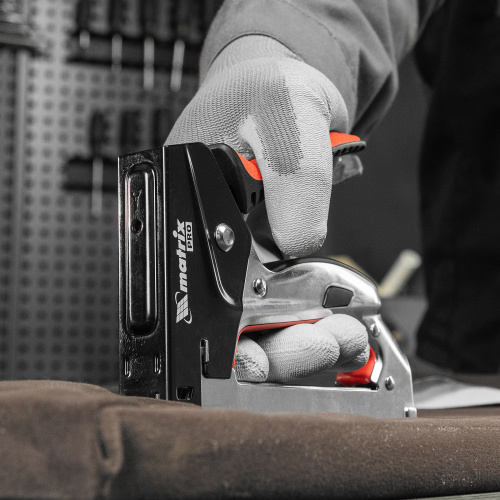 Степлер мебельный, стальной, быстрая загрузка, тип скобы 53, 6-10 мм, PRO Matrix купить в Москве с доставкой по всей России | ProtosMarket.ru