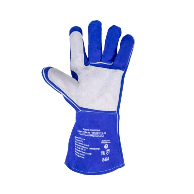 Краги спилковые термостойкие FOXWELD "ИНДИГО" КС-01 купить в Москве с доставкой по всей России | ProtosMarket.ru