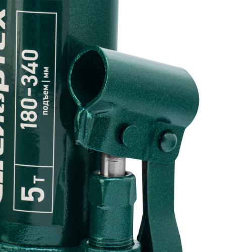 Домкрат гидравлический бутылочный, 5 т, 180-340 мм Сибртех по ценам производителя в Санкт-Петербурге с доставкой по всей России