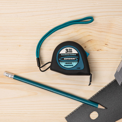 Рулетка "Ergonomisch",3 м x 16 мм,магнитный обрезиненный зацеп Gross по ценам производителя в Санкт-Петербурге с доставкой по всей России