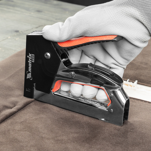 Степлер мебельный, стальной, быстрая загрузка, тип скобы 53, 4-14 мм, PRO Matrix купить в Москве с доставкой по всей России | ProtosMarket.ru